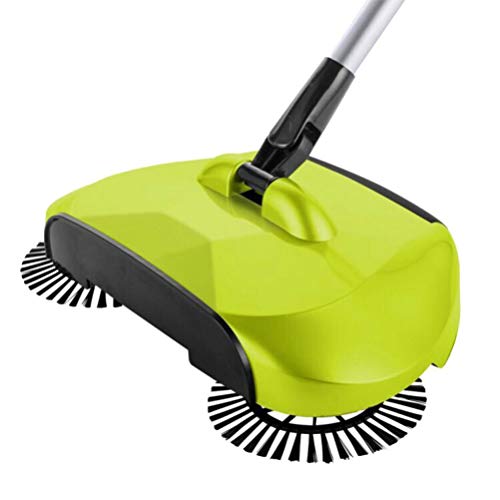 Didiseaon Hand Push Carpet Sweeper Indoor Floor Cleaner 360° Multi- Function Rotating Floor Cleaning Mop for Home Carpet Cleaning (Green) Didiseaon Hand Push Carpet Sweeper Indoor Floor Cleaner 360° Multi- Function Rotating Floor Cleaning Mop for Home Carpet Cleaning (Green)