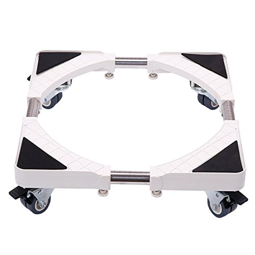 Multi-Functional Movable Base Size Adjustable Furniture Dolly with 8 Locking Rubber Swivel Wheels for Washing Machine Multi-Functional Movable Base Size Adjustable Furniture Dolly with 8 Locking Rubber Swivel Wheels for Washing Machine