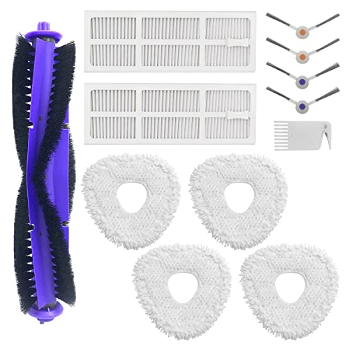 VACUSHOP Vacuum Accessories Replacement for Narwal Freo Versatile Self Mop Clean Robot Reusable Hard Floor Expert Wet Compatible Microfiber Soft x1 Main Brush x4 Mop Pad x2 Filter x4 Edge Brush Set VACUSHOP Vacuum Accessories Replacement for Narwal Freo Versatile Self Mop Clean Robot Reusable Hard Floor Expert Wet Compatible Microfiber Soft x1 Main Brush x4 Mop Pad x2 Filter x4 Edge Brush Set