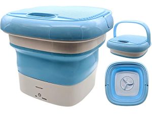 Mini Portable Washing Machine - Folding Washing Machine - Bucket Washer for Clothes Laundry- Collapsible Washing Machine - Underwear Washing Machine for Camping