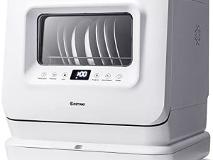 COSTWAY Portable Countertop Dishwasher