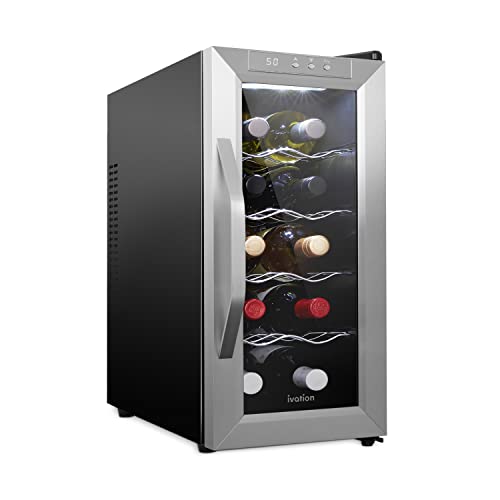 Schmécké 10 Bottle Thermoelectric Wine Cooler/Chiller - Stainless Steel - Counter Top Red & White Wine Cellar w/Digital Temperature Schmécké 10 Bottle Thermoelectric Wine Cooler/Chiller - Stainless Steel - Counter Top Red & White Wine Cellar w/Digital Temperature