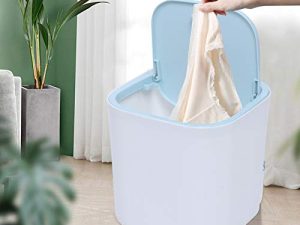 ONENUSYON 3.8L Mini Portable Washing Machine,USB Ultrasonic Turbine Washing Machine Lightweight Washer,For Underwear Baby Clothes Socks ,White/Blue/Pink(Plastic(blue))