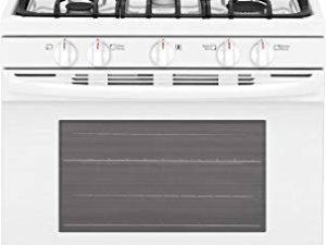 FFGF3054TW 30 Gas Range with 5 Burners 5 cu. ft. Oven Capacity One-Touch Self Clean Quick Boil Electronic Kitchen Timer Sealed Gas Burner Storage Drawer in White