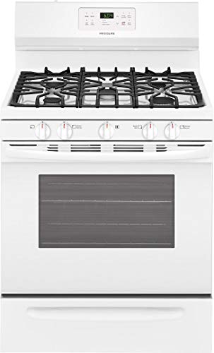 FFGF3054TW 30 Gas Range with 5 Burners 5 cu. ft. Oven Capacity One-Touch Self Clean Quick Boil Electronic Kitchen Timer Sealed Gas Burner Storage Drawer in White FFGF3054TW 30 Gas Range with 5 Burners 5 cu. ft. Oven Capacity One-Touch Self Clean Quick Boil Electronic Kitchen Timer Sealed Gas Burner Storage Drawer in White