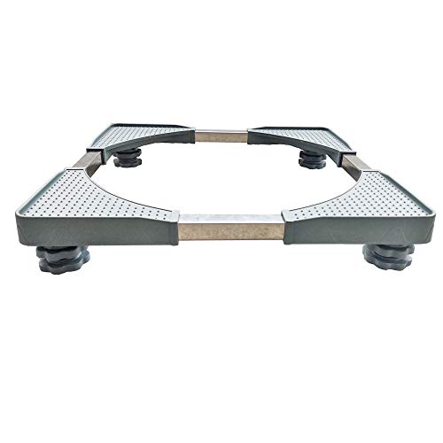 Washing Machine Base Refrigerator Stand Universal Mobile Base Multi-Functional Size Adjustable Base With 4 Strong Feet for Washer Dryer and Washing Machine Dolly (4 feet) Washing Machine Base Refrigerator Stand Universal Mobile Base Multi-Functional Size Adjustable Base With 4 Strong Feet for Washer Dryer and Washing Machine Dolly (4 feet)