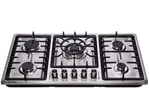 Henshar 34 inch Gas Stove top Built-In Gas Cooktop