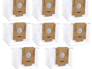 (8 Pieces) CHAIN PEAK Replacement Vacuum Bags for Ecovacs DEEBOT OZMO T8 AIVI T8 Max