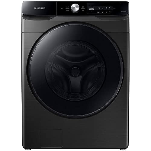 Samsung WF45A6400AV 4.5 Cu. Ft. Brushed Black Large Capacity Smart Dial Front Load Washer Samsung WF45A6400AV 4.5 Cu. Ft. Brushed Black Large Capacity Smart Dial Front Load Washer