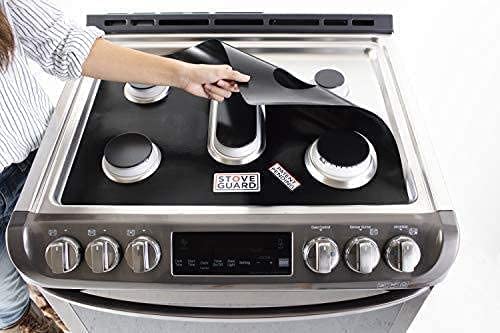 StoveGuard Stove Protectors for GE Gas Ranges | Custom Cut | Ultra Thin Easy Clean Stove Liner | Made in the USA | Model PGS960YP1FS StoveGuard Stove Protectors for GE Gas Ranges | Custom Cut | Ultra Thin Easy Clean Stove Liner | Made in the USA | Model PGS960YP1FS