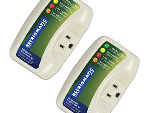 Refrigmatic WS-36300 Electronic Surge Protector for Refrigerator – Up to 27 cu. ft. (2 Pack)