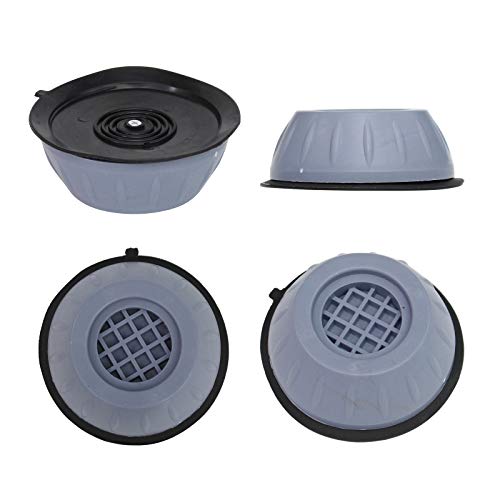 Anti Vibration Pads for Washing Machine - 4 Pack Anti Vibration Mat for Washer and Dryer - Noise Reduction Washer Pedestals - Universal Compatibility and Non-Slip Design Anti Vibration Pads for Washing Machine - 4 Pack Anti Vibration Mat for Washer and Dryer - Noise Reduction Washer Pedestals - Universal Compatibility and Non-Slip Design