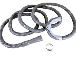 13Ft Washing Machine Drain Hose - Washer Drain Hose Extension Kit - Universal Washing Machine Discharge Hose - Automatic or Portable Washing Machine Hose - Washer Drain Hose Holder and Clamp