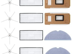 12 Pcs Accessories Kit for Xiaomi Roborock S7 / S7+ Vacuum Cleaner