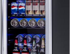 ARLIME 15" Beverage Cooler Refrigerator