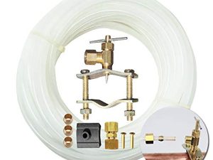 Greco Ice Maker and Humidifier Installation Kit with ¼” by 25 feet Flexible Plastic Tube