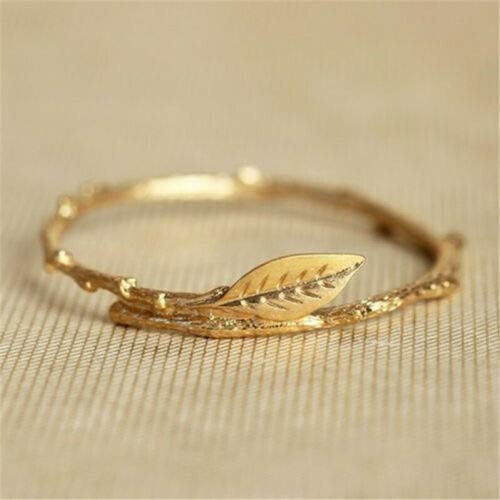 Maruayfahpratan Charm 18k Gold Filled Women Leaf Jewelry Wedding Engagement Party Ring (8) Maruayfahpratan Charm 18k Gold Filled Women Leaf Jewelry Wedding Engagement Party Ring (8)