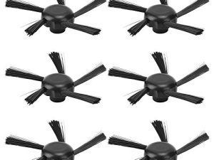 TOPINCN 6pcs Side Brush Replacement Fit for Neato Botvac D Series D7 D5 D3 D80 Sweeping Machine Sweeper Machine Robot Vacuum Cleaner Accessories