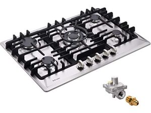 30" Gas Cooktop Dual Fuel 5 Sealed Burners Gas Burner Stainless Steel Drop-In Gas Stove DM527-SA02 Gas Hob Gas Cokker