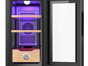 MANITAN Eelctric Cooler Box for 150 Count Spanish Cedar Wood Shelves and Drawer