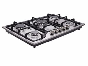Deli-kit 30 inch Gas Cooktops Dual Fuel Sealed 5 Burners Gas Cooktop Drop-In Stainless Steel Gas Hob Gas DK257-A01 Cooktop