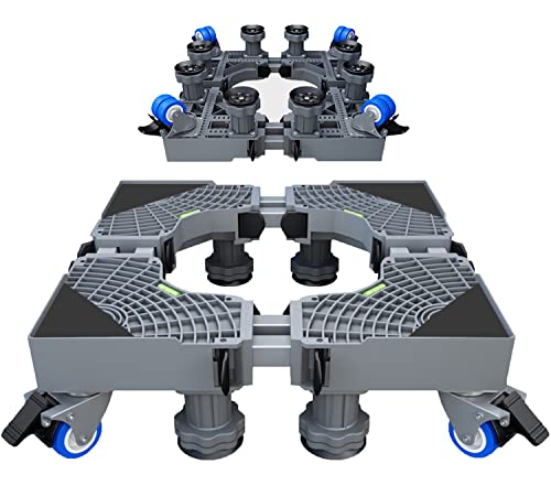 Mornteko Plant Caddy with Wheels Ajustable Universal Mobile Base with 4 Locking Double Wheels and 8 Strong Feet for Large Plants Refrigerator Washer Dryer Washing Machine Mornteko Plant Caddy with Wheels Ajustable Universal Mobile Base with 4 Locking Double Wheels and 8 Strong Feet for Large Plants Refrigerator Washer Dryer Washing Machine