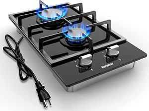 Karinear Tempered Glass Gas Cooktop