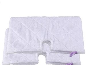 ANBOO Rectangle Steam Pocket Mop Pad for Shark S3500 S3601 S3801 S3901 Vacuum Cleaner Steam Mop Replacement Microfiber Mop Pads White 2 Pack