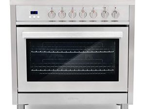 COSMO F965 36 in. 220/240V Dual Fuel Range with 5 Gas Burners