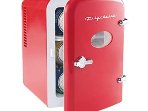 Frigidaire EFMIS129-RED Mini Portable Compact Personal Fridge Cooler