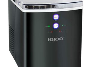 Igloo ICEB33BS Large-Capacity Automatic Portable Electric Countertop Ice Maker Machine