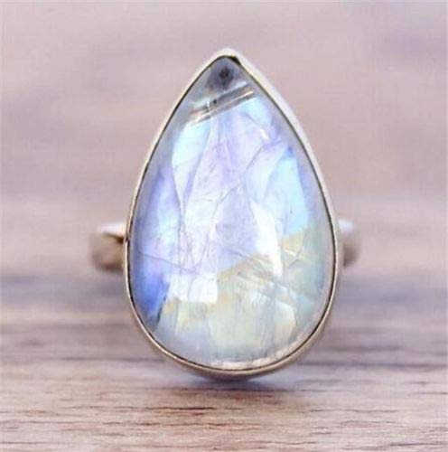 Ploy Pailin (5) New 925 Silver Ring White Fire Opal Moonstone Jewelry Women Bridal Size 6-10 (10) Ploy Pailin (5) New 925 Silver Ring White Fire Opal Moonstone Jewelry Women Bridal Size 6-10 (10)