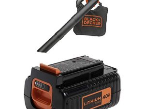 BLACK+DECKER 40V MAX Blower/Vacuum with Extra Battery