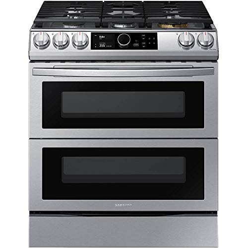 SAMSUNG NX60T8751SS 6.0 cu. ft. Flex Duo Front Control Slide-in Gas Range SAMSUNG NX60T8751SS 6.0 cu. ft. Flex Duo Front Control Slide-in Gas Range