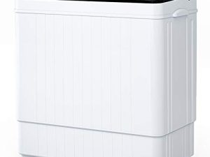 KUPPET Compact Twin Tub Portable Mini Washing Machine 26lbs Capacity