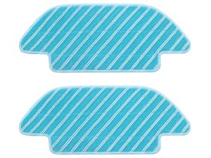 WCPAR Mop Cloth Accessories Compatible with Cecotec Conga 4090 Series 4090 5090 Vacuum Cleaner Spare Parts Cleaning Mop Rag Pads Cloth Replacement (Color : 2PCS)