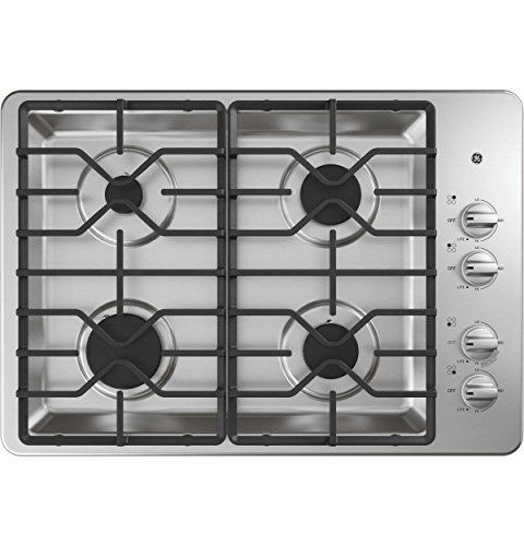 GE JGP3030SLSS 30 Inch Gas Cooktop with MAX System GE JGP3030SLSS 30 Inch Gas Cooktop with MAX System