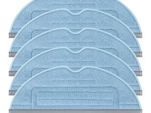 ThinkTex 5 Pcs Mop Cloth Pads Replacement for Xiaomi Roborock S7 S7+ MAXV Plus Ultra T7 T7S T7 Plus S70 S75 Vacuum Cleaner Parts
