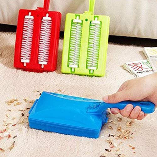 Zonster Carpet Debris Brush Handheld Carpet Table Brush Plastic Sweeper Crumb Dirt Cleaner Roller Tool 1pc(Random Color) Zonster Carpet Debris Brush Handheld Carpet Table Brush Plastic Sweeper Crumb Dirt Cleaner Roller Tool 1pc(Random Color)
