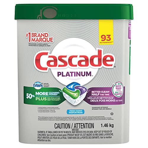 Cascade Platinum ActionPacs Dishwasher Detergent with Dawn Cascade Platinum ActionPacs Dishwasher Detergent with Dawn